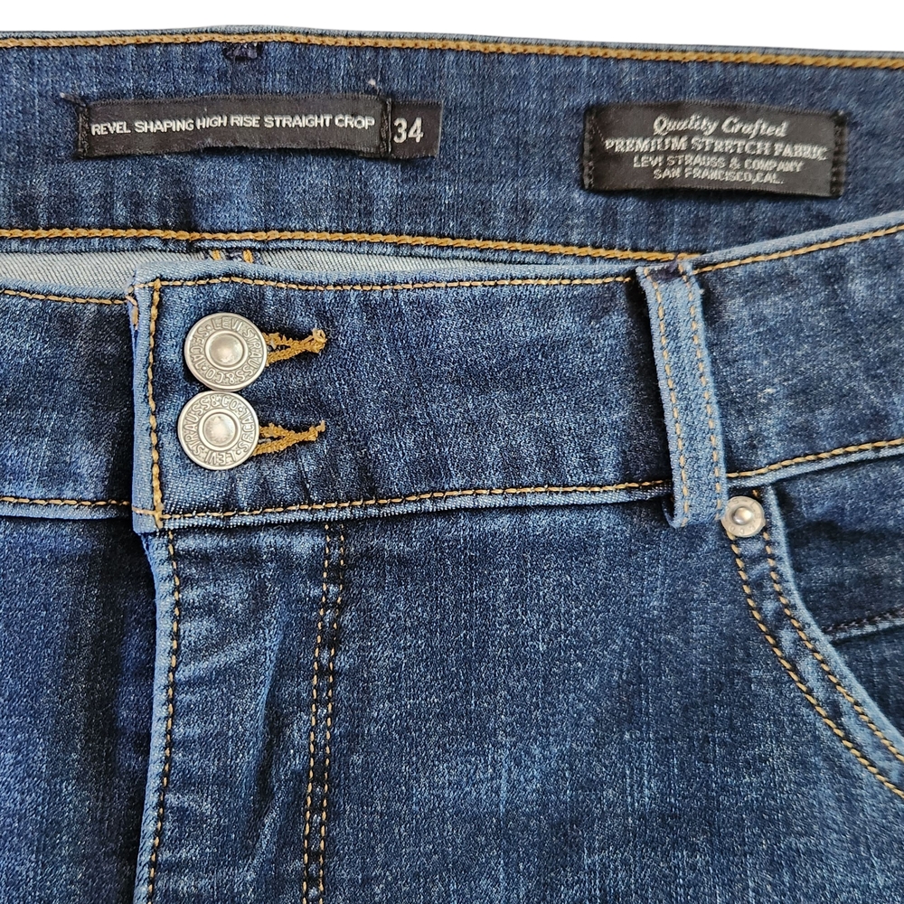Levi's Women's Revel Shaping High Rise Straight Crop - 34w - Picture 5 of 8